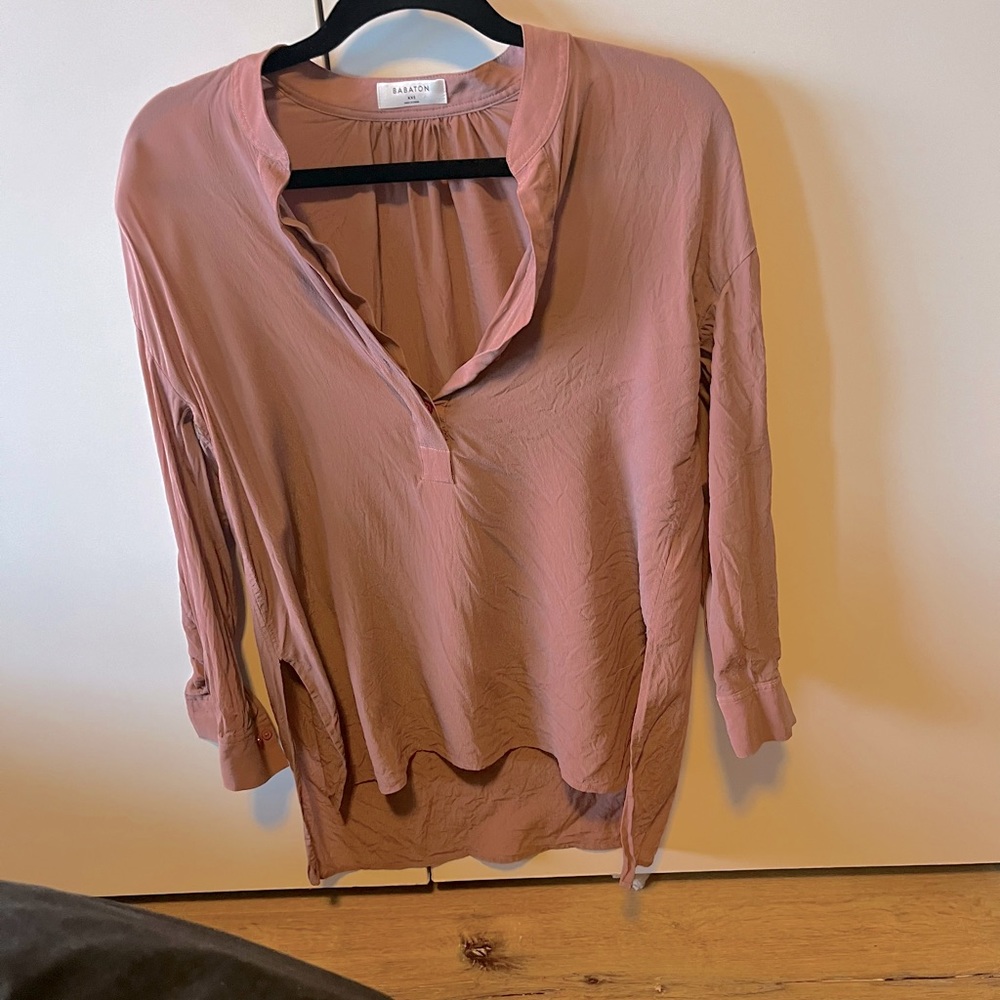 Babaton XXS dusty rose top